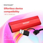 SSD Externo Portátil Patriot Transporter Lite 2TB USB Tipo-C 3.2 - PTPL2TBPEC