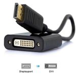 Adaptador Conversor F3 DisplayPort para DVI-I - JC-CB-DDVI