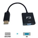 Adaptador Conversor F3 DisplayPort para VGA - JC-CB-DVGA