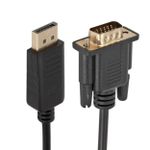 Cabo F3 DisplayPort para VGA  1,8m - JC-DP-VGA1.8