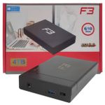 Case F3 para HD SATA 3,5 2,5 até 4TB USB 3.0 - CS-3-2EM1