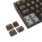 Teclado Mecânico Gamer Sem Fio Redragon Castor Pro RGB Clear Black 65% Switch Crystal Linear - K631CTB-RGB-PRO