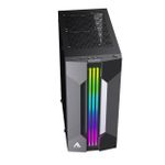 Gabinete Gamer Ryvel Infinity Black Mid Tower - RY-GB-IF-BL