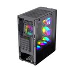Gabinete Gamer Ryvel Infinity Black Mid Tower - RY-GB-IF-BL