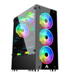 Gabinete Gamer Ryvel Vision Black Mid Tower - RY-GB-VS-BL
