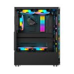 Gabinete Gamer Ryvel Vision Black Mid Tower - RY-GB-VS-BL