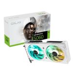 Placa de Vídeo GALAX NVIDIA GeForce RTX 5060 EX White 8GB GDDR7 - 56NSN8MDDBBS