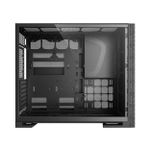 Gabinete Gamer Geometric Future Model 5 Vent Sem Fans Mid Tower Preto e Amarelo - GEO-M5V-BY