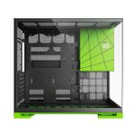 Gabinete Gamer Geometric Future Model 5 Sem Fans Mid Tower Preto e Verde Style - GEO-M5-BNV