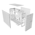 Gabinete Gamer Geometric Future Model 5 Vent Sem Fans Mid Tower Branco - GEO-M5V-W