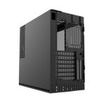 Gabinete Gamer Geometric Future Model 4 King Arthur Sem Fans Mid Tower Preto e Amarelo - GEO-M4-KAB - OPEN BOX