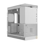 Gabinete Gamer Geometric Future Model 4 King Arthur Sem Fans Mid Tower Branco - GEO-M4-KAW