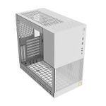 Gabinete Gamer Geometric Future Model 4 King Arthur Sem Fans Mid Tower Branco - GEO-M4-KAW