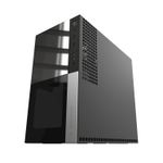 Gabinete Gamer Geometric Future Model 4 Caliburn Sem Fans Mid Tower Preto - GEO-M4-CAL