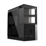 Gabinete Gamer Geometric Future Model 4 Caliburn Sem Fans Mid Tower Preto - GEO-M4-CAL