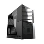 Gabinete Gamer Geometric Future Model 4 Caliburn Sem Fans Mid Tower Preto - GEO-M4-CAL