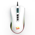 Mouse Gamer Redragon Cobra V2 Special Edition Cypher Branco e Preto RGB - M711A-RGB