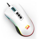 Mouse Gamer Redragon Cobra V2 Special Edition Cypher Branco e Preto RGB - M711A-RGB