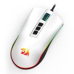 Mouse Gamer Redragon Cobra V2 Special Edition Cypher Branco e Preto RGB - M711A-RGB
