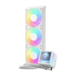 Water Cooler Gamdias Chione P5-360 Branco 360mm com Tela IPS LCD 3.4
