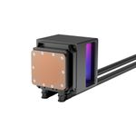 Water Cooler Gamdias Chione P5-360 Preto 360mm com Tela IPS LCD 3.4 - P5-360
