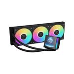 Water Cooler Gamdias Chione P5-360 Preto 360mm com Tela IPS LCD 3.4 - P5-360