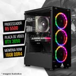 Computador Gamer Ryzen 5 5500 + RTX 3050 6GB – CHAMPION