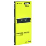 Memória Corsair Vengeance 16GB 5600MHz DDR5 CL40 RGB Preto - CMH16GX5M1B5600C40