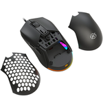 Mouse Gamer Kalkan Skadi RGB Preto com Capa Magnética - KLK00008