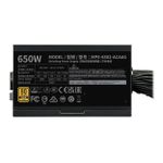 Fonte Cooler Master MWE Gold 650 V3 650W ATX 3.1 80+ Gold Preto - MPE-6502-ACAAG-3BBR
