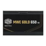 Fonte Cooler Master MWE Gold 650 V3 650W ATX 3.1 80+ Gold Preto - MPE-6502-ACAAG-3BBR