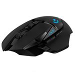 Mouse Gamer sem Fio Logitech G502 Hero 16K RGB Lightspeed 11 Botões 16000DPI Wireless – 910-005566
