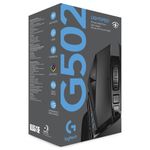 Mouse Gamer sem Fio Logitech G502 Hero 16K RGB Lightspeed 11 Botões 16000DPI Wireless – 910-005566