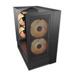 Gabinete Gamer Cougar Omnyx RGB c/ 4 Fans 160mm Mid Tower Preto -  382WA30.0001