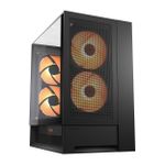 Gabinete Gamer Cougar Omnyx RGB c/ 4 Fans 160mm Mid Tower Preto -  382WA30.0001