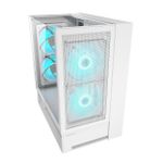 Gabinete Gamer Cougar Omnyx RGB c 4 Fans 160mm Mid Tower Branco -  382WA30.0002