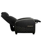 Poltrona Gamer Cougar Ranger Elite Preto e Dourado Veludo Até 135kg - CGR-RAE-GLB