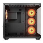Gabinete Gamer Cougar FV150 RGB c 4 Fans Mid Tower Preto - 385KA10.0001