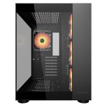 Gabinete Gamer Cougar FV150 RGB c 4 Fans Mid Tower Preto - 385KA10.0001