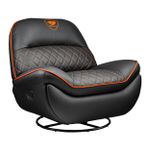 Poltrona Gamer Cougar Overlord Preto e Laranja Até 150kg - 3MOVLORB.0001
