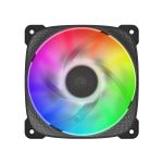 Kit 3x Cooler Geometric Future Squama 2505B 120mm ARGB Preto - GEO-S2505B-3