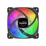 Kit 3x Cooler Geometric Future Squama 2505B 120mm ARGB Preto - GEO-S2505B-3