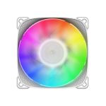 Kit 3x Cooler Geometric Future Squama 2505W 120mm ARGB Branco - GEO-S2505W-3