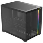 Gabinete Gamer Redragon Wideload Mini Lite RGB Mid Tower Preto - CA-611B