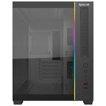 Gabinete Gamer Redragon Wideload Mini Lite RGB Mid Tower Preto - CA-611B