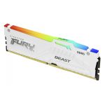 Memória Kingston Fury Beast RGB 64GB (2x32GB) 6000MHz DDR5 Branco - KF560C36BWEAK2-64