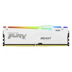 Memória Kingston Fury Beast RGB 64GB (2x32GB) 6000MHz DDR5 Branco - KF560C36BWEAK2-64