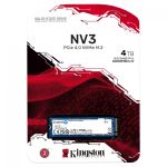 SSD Kingston NV3 4TB NVMe PCIe 4.0 M.2 2280 Leitura 6000MB/s Gravação 5000MB/s - SNV3S/4000G