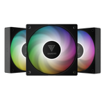 Kit 3x Cooler Gamdias Notus M1-1203 120mm ARGB Preto