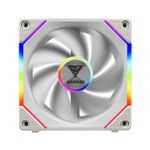 Kit 3x Cooler Gamdias Aeolus P2-1203 120mm WH ARGB Branco